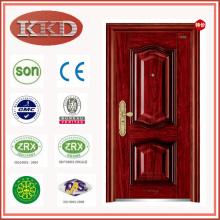 Puerta de acero de entrada de lujo KKD-332 apartamento residencial